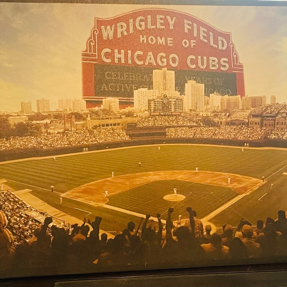 Chicago Cubs Fanatics Authentic 40” x 28” Sublimated Team - Picture 7 of 7